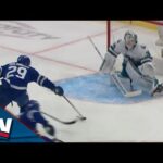 Maple Leafs' Pontus Holmberg Chips In Shot With One Hand For First Goal Of Season