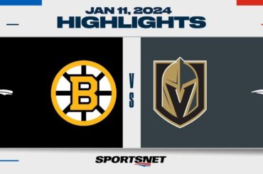 NHL Highlights | Bruins vs. Golden Knights - January 11, 2024