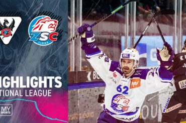 Fribourg vs. ZSC Lions 2:3 n.V. - Highlights Playoff, National League