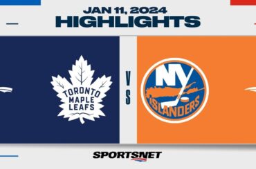 NHL Highlights | Maple Leafs vs. Islanders - January 11, 2024