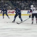 Byfuglien fools Domingue with center ice goal