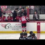 Jack Hughes Pregame Routine Before Puck Drop 12/21/23 vs. Oilers