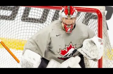 Dylan Garand Appears To Be Team Canada's 2022 Wolrd Juniors Starting Goalie Ahead of Tournament