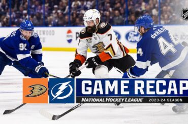 Ducks @ Lightning 1/13 | NHL Highlights 2024