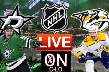 🔴Nashville Predators Vs. Dallas Stars. Live NHL Hockey. Play by PLay, Audio, and chat