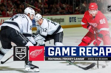 Kings @ Red Wings 1/13 | NHL Highlights 2024