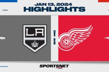 NHL Highlights | Kings vs. Red Wings - January 13, 2024