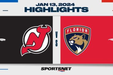 NHL Highlights | Devils vs. Panthers - January 13, 2024