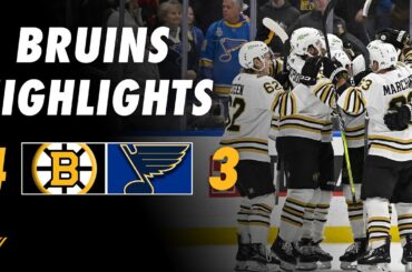 Bruins Highlights & Analysis: Charlie McAvoy Plays Hero For Boston During Overtime Win Over Blues