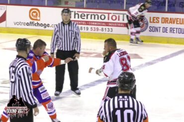 Greatest hockey fight ever David Lacroix Vs Jon Mirasty Oct 6 2017