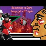 Blackhawks vs Stars Fall in 3rd Again