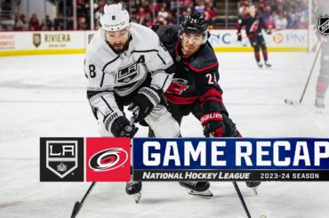 Kings @ Hurricanes 1/15 | NHL Highlights 2024