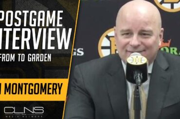 Jim Montgomery 'PROUD' of Bruins After 3-0 Win vs Devils | Postgame Interview 1/15/24