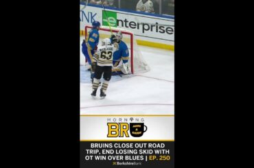 Brad Marchand Lifts Bruins To Overtime Win Vs. Blues