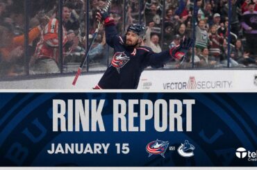 Columbus Blue Jackets vs. Vancouver Canucks Preview 🔥 | Rink Report (1/15/24)