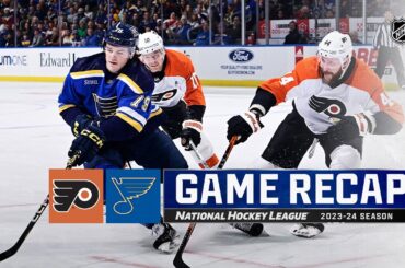 Flyers @ Blues 1/15 | NHL Highlights 2024