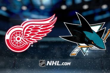 Meier, Tierney lead Sharks past Red Wings, 5-3