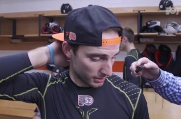 Shayne Gostisbehere's Postgame Interview vs. Islanders (9/17/18) (FlyersTV)