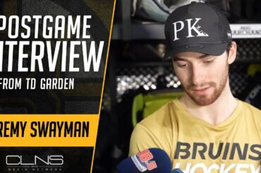 Jeremy Swayman on SHUTOUT vs Devils | Bruins Postgame 1/15/24