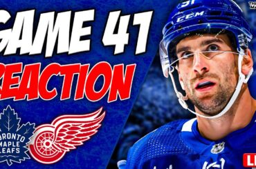 Maple Leafs vs Detroit Red Wings LIVE POST GAME | Game 41 REACTION