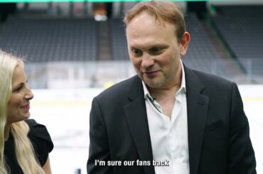 Sergei Gonchar Sit Down with Rinkside Reporter Kate Pettersen