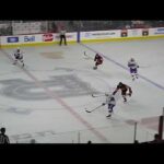 Brian Halonen of the Utica Comets scores again vs. the Laval Rocket 1/10/24