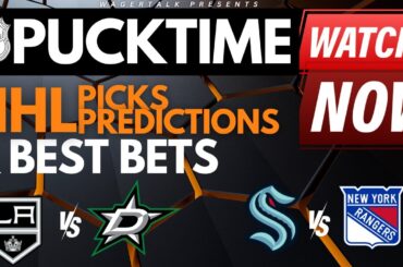 NHL Predictions, Picks & Odds | Kings vs Stars | Kraken vs Rangers | PuckTime Jan 16