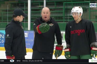 On-Ice Instructional: Improve your passing with Wild's Spurgeon