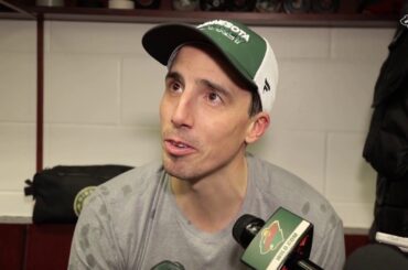 Wild goalie Fleury on making history, crowd of 18,000 chanting his name