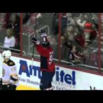 Marcus Johansson scores his first NHL goal 2010 Oct 19 Bruins at Capitals