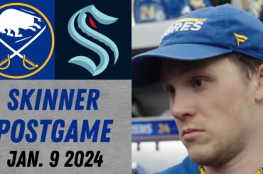 Jeff Skinner Postgame Interview vs Seattle Kraken (1/9/2024)