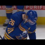 Rasmus Dahlin Leaves Game After Receiving High Hit From J.T. Miller
