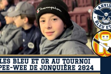 Les Bleu et Or au Tournoi PeeWee de Jonquière 2024