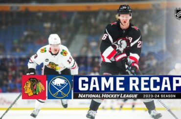 Blackhawks @ Sabres 1/18 | NHL Highlights 2024