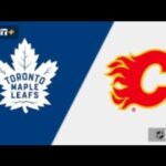 "Response" Maple Leafs (21-13-8) vs. Flames (21-18-5) NHL P-B-P/Color w/Cooper Hopkins 1-18-24
