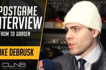 Jake DeBrusk on Improved Play After Bruins vs Avalanche | Postgame Interview