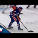 Leon Draisaitl Flicks Home Steep Backhand To Get On The Board vs. Maple Leafs