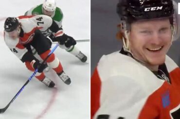 Flyers' Owen Tippett INSANE Spin & Backhanded Goal 🤯