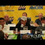 Lance Armstrong & Paul Kimmage verbal battle at Tour of California 2009
