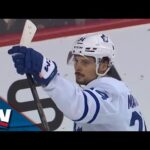 Maple Leafs' Auston Matthews Gets MVP Chants After Scoring Hat Trick vs. Flames