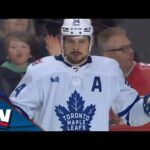 Maple Leafs' Auston Matthews Pulls Puck Between Legs To Score Slick Goal vs. Flames