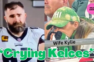 Jason & Kylie Kelce  IN TEARS LEAVING after Philadelphia Eagles playoff LOSS to Tampa Bay Buccaneers
