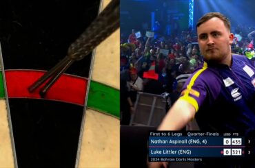 LUKE LITTLER HITS A NINE DARTER ON THE WORLD SERIES!