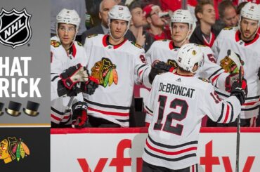 Alex DeBrincat records second career hat trick