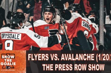 Philadelphia Flyers vs. Colorado Avalanche (1/20/24) - The Press Row Show: Pregame, INTs, Postgame