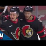 Senators' Tim Stutzle Dances Around Defence Before Setting Up Mathieu Joseph