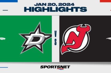 NHL Highlights | Stars vs. Devils - January 20, 2024