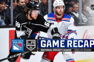 Rangers @ Kings 1/20 | NHL Highlights 2024