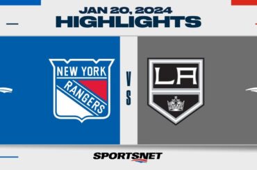 NHL Highlights | Rangers vs. Kings - January 20, 2024