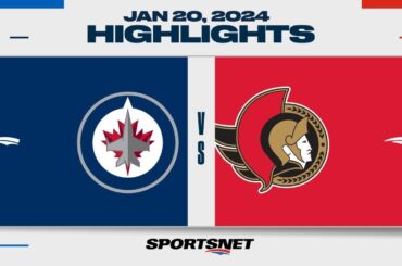 NHL Highlights | Jets vs. Senators - January 20, 2024